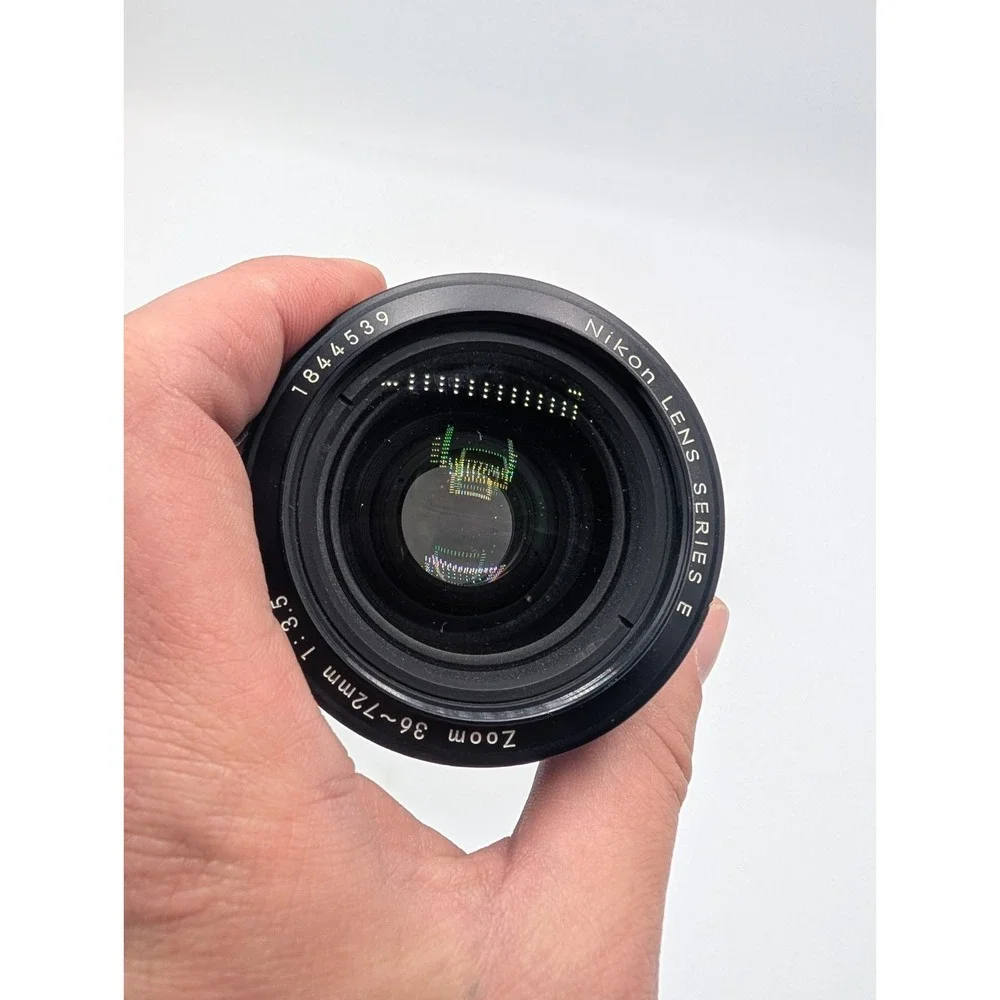 Nikon FM2 FM2N Black SLR Film Camera +  Nikon Lens Series E 36-72mm f/3.5